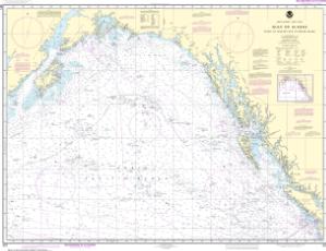thumbnail for chart Gulf of Alaska Strait of Juan de Fuca to Kodiak Island
