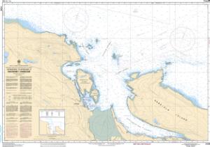 thumbnail for chart Approaches to/Approches à Nanaimo Harbour