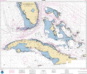thumbnail for chart Straits of Florida and Approaches