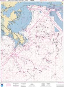 thumbnail for chart Mobile Bay Entrance to Mississippi Passes (Oil and Gas Leasing Areas)