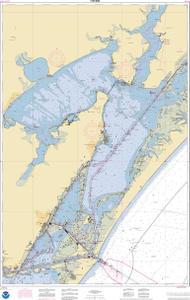 thumbnail for chart Intracoastal Waterway Carlos Bay to Redfish Bay, including Copano Bay