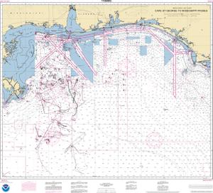 thumbnail for chart Cape St. George to Mississippi Passes