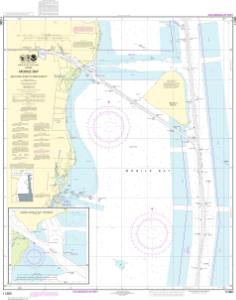 Mobile Bay Navigation Chart
