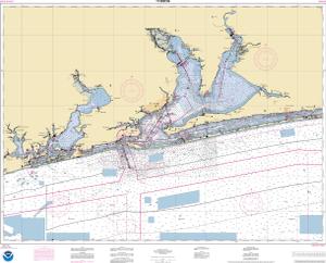thumbnail for chart Pensacola Bay and approaches