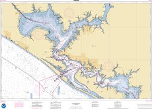 thumbnail for chart Intracoastal Waterway East Bay to West Bay