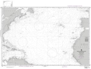 Southern Sheet North Atlantic Ocean NGA Chart 120