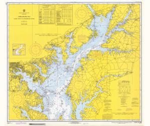 thumbnail for chart MD,1970,Chesapeake Bay Sandy Point To Susquehanna River