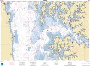 thumbnail for chart Chesapeake Bay Choptank River and Herring Bay; Cambridge