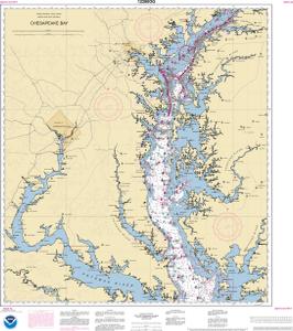 thumbnail for chart Chesapeake Bay - Northern Part