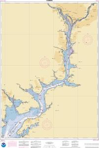 thumbnail for chart Potomac River Mattawoman Creek to Georgetown;Washington Harbor