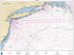 thumbnail for chart Approaches to New York, Nantucket Shoals to Five Fathom Bank