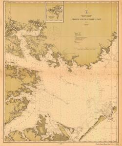 thumbnail for chart NC,1914,Pamlico Sound-Western Part