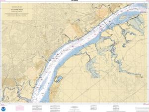 thumbnail for chart Delaware River Wilmington to Chester