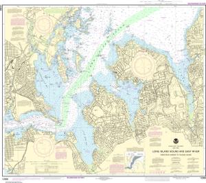 thumbnail for chart Long Island Sound and East River Hempstead Harbor to Tallman Island