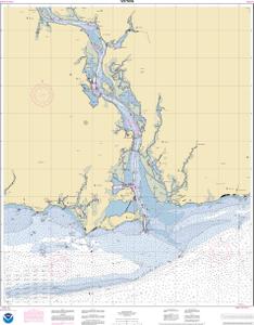 thumbnail for chart Connecticut River Long lsland Sound to Deep River