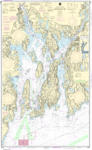 Narragansett Bay Nautical Chart