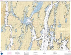 thumbnail for chart Boothbay Harbor to Bath, Including Kennebec River