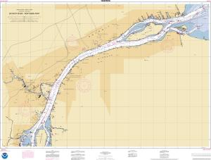 thumbnail for chart Detroit River - Northern Part