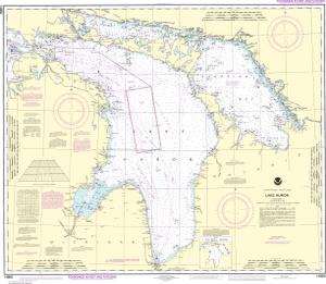 Lake Huron Water Depth Chart