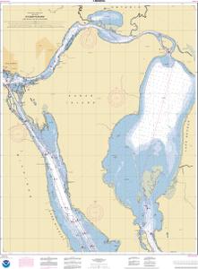 thumbnail for chart St. Marys River - Lake Nicolet to Sault Ste Marie