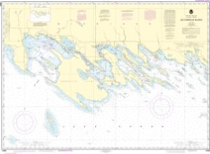 les cheneaux islands map Oceangrafix Noaa Nautical Chart 14885 Les Cheneaux Islands
