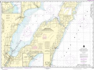 Saginaw Bay Water Depth Chart