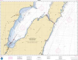 thumbnail for chart Lower Green Bay;Oconto Harbor;Algoma