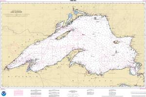 thumbnail for chart Lake Superior (Mercator Projection)