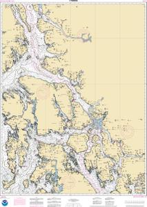 thumbnail for chart Etolin Island to Midway Islands, including Sumner Strait;Holkham Bay;Big Castle Island