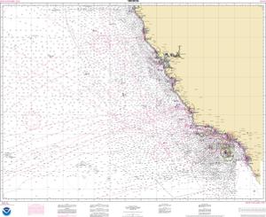 thumbnail for chart San Diego to Cape Mendocino