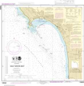 Half Moon Bay Nautical Chart