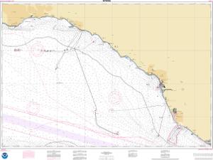 thumbnail for chart Port Hueneme to Santa Barbara;Santa Barbara