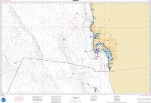 thumbnail for chart Approaches to San Diego Bay