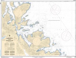 thumbnail for chart Carpenter Bay to/à Burnaby Island