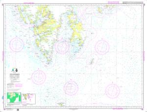 thumbnail for chart Svalbard. Bjørnøya - Isfjorden - Storfjorden - Hopen