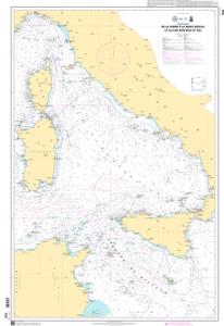 thumbnail for chart De la Corse à la Sicile (Sicilia) et au Cap Bon (Ras at Tib)